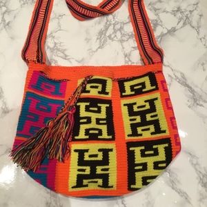 Crochet crossbody bag